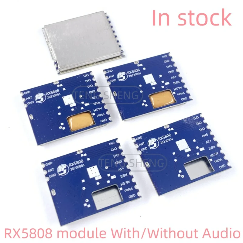 RX5808 5,8G Drahtloses FPV SPI Bildübertragungsmodul, Analoges Video-Transceiver-Modul, Bandbreite 4,8-6,0GHz