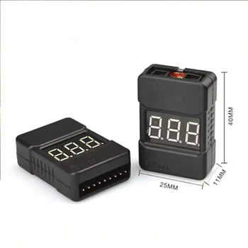 BX100 1-8S Lipo Batterie Spannungsprüfer/Niederspannungs-Summer Alarm/Batterie Spannungsprüfer mit zwei