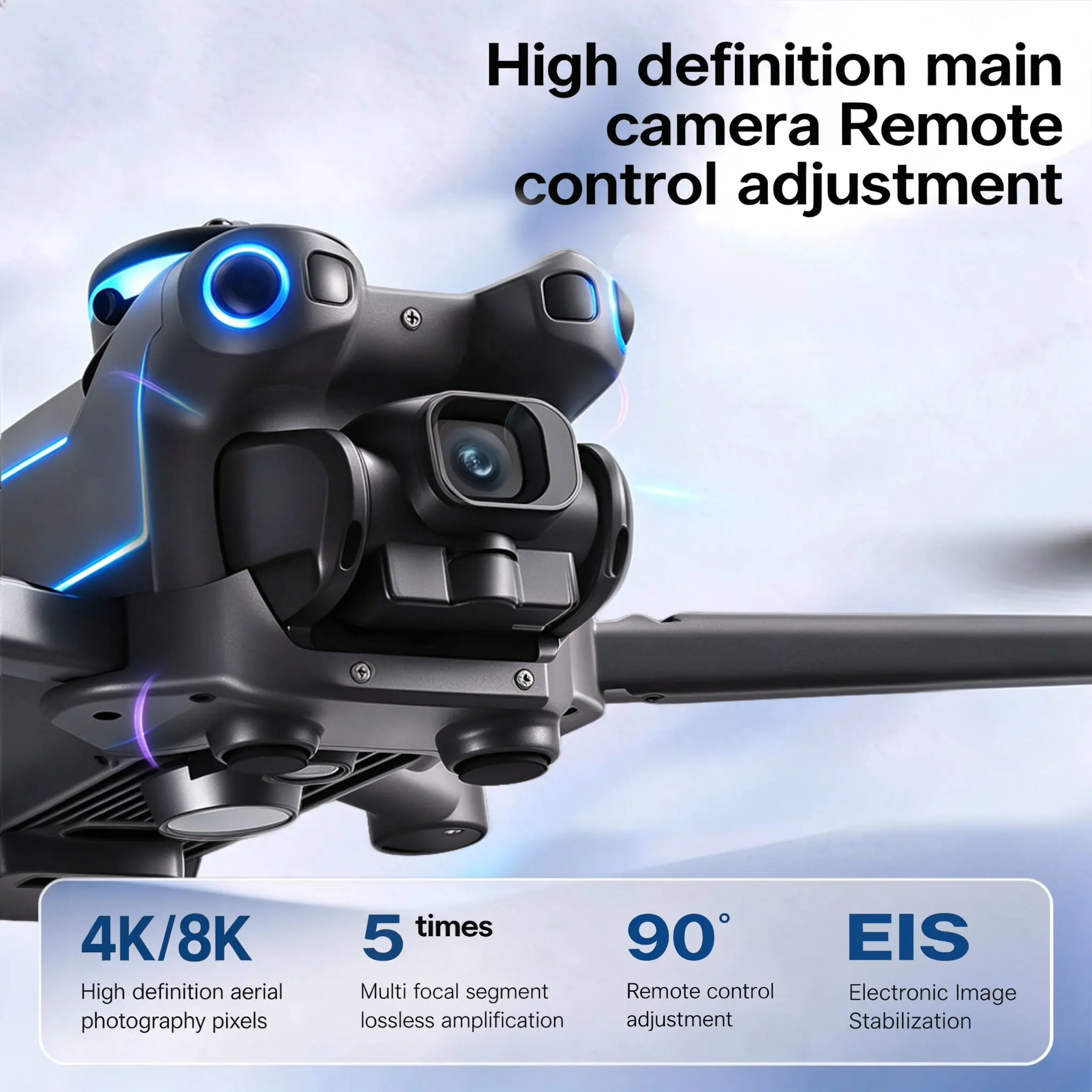 Drone GT60 Pro 4K/ Professionelle 5G GPS HD Dual-Kamera Fotografie – Bild 3