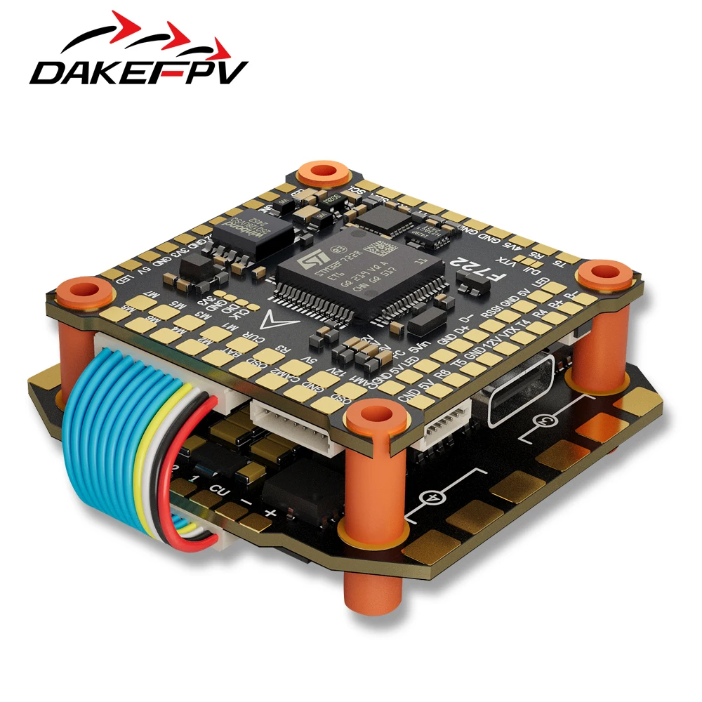 DAKEFPV F722 60A Stack ICM42688P F722 Flight Controller BLHELI_S 60A – Bild 3