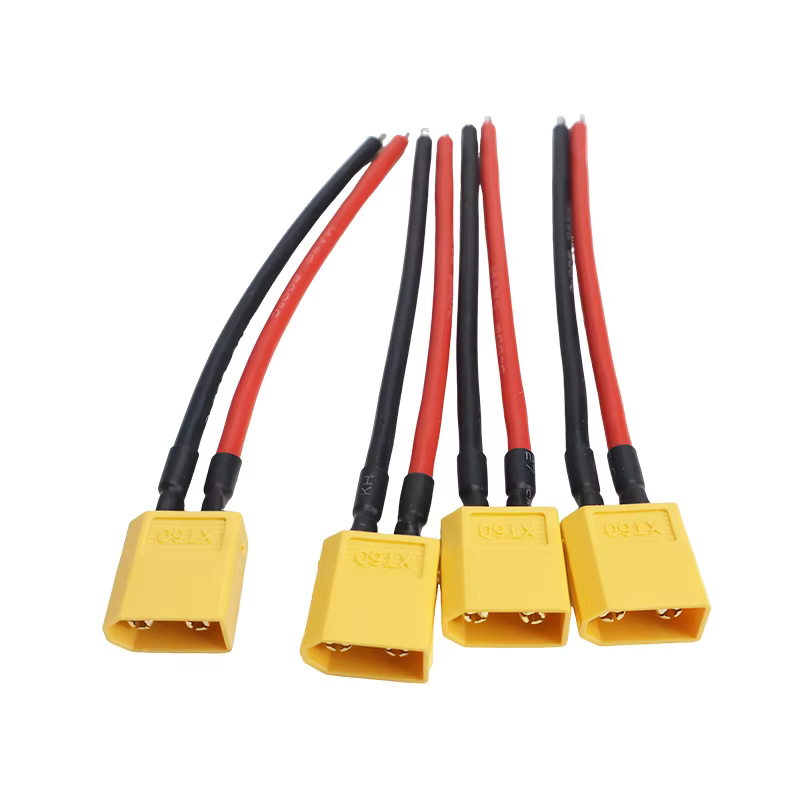 XT60 Batterie männlich weiblich Stecker - 10 cm 14AWG Silikondrahtkabel für RC Flugzeug Lipo (4 Stück)