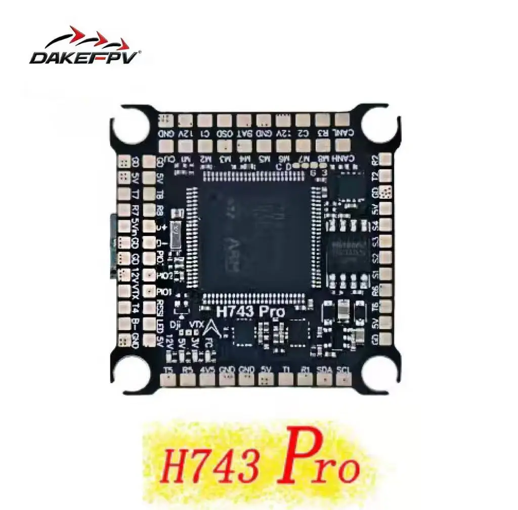 DAKEFPV H743 Pro Flugcontroller Bluejay 4-in-1 55A ESC 3-6S Lipo – Bild 3