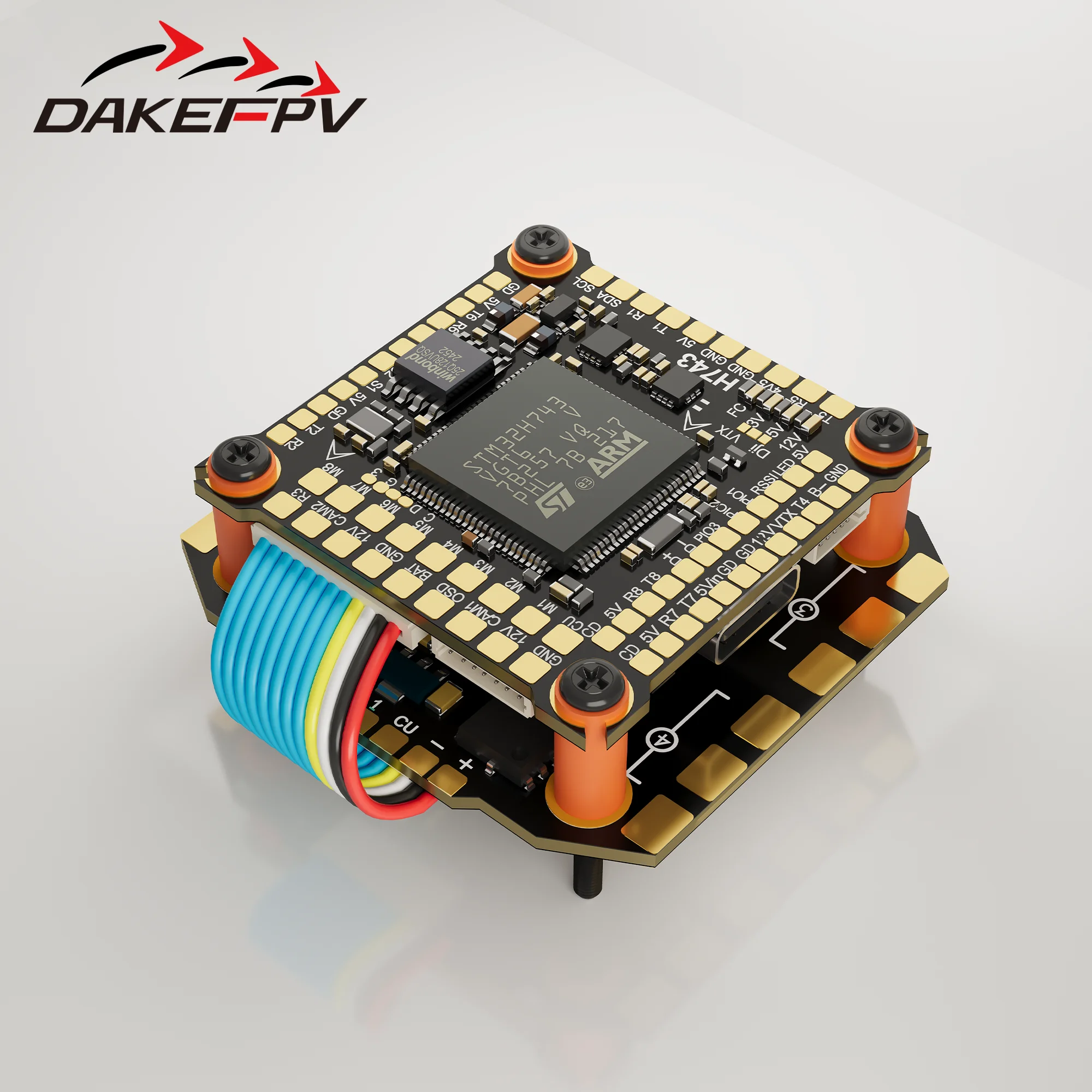 DAKEFPV H743 Flight Controller und ESC-Kombination für FPV-Drohne – Bild 4
