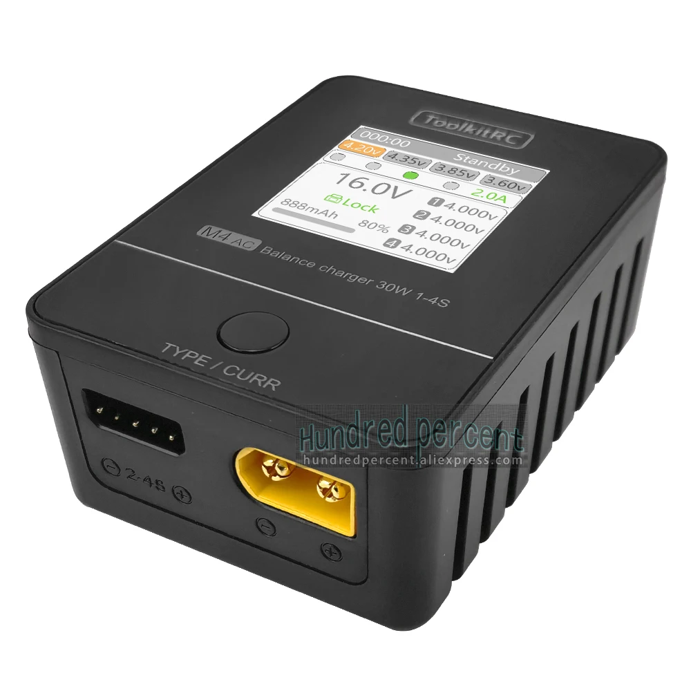ToolkitRC M4AC 30W 2,5A Balancer-Ladegerät mit Farb-LCD-Bildschirm – Bild 4