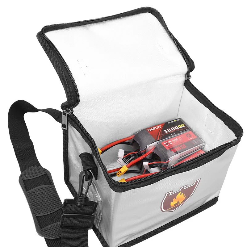 Tragbare feuerfeste Sicherheitstasche mit LiPo-Akku, Lipo-Schutz – Bild 5