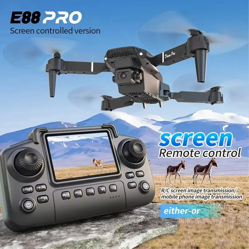 E88 Drohne Kamera Luftbildfotografie 5G WIFI FPV Faltbare Quadcopter RC Drohne mit Schwebefunktion