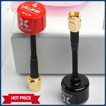 Foxeer Lollipop 4 V4 FPV Antenne 5,8G 2,6 Dbi Stubby RHCP/LHCP SMA RPSMA UFL gerade/Winkel MMCX Für FPV RC