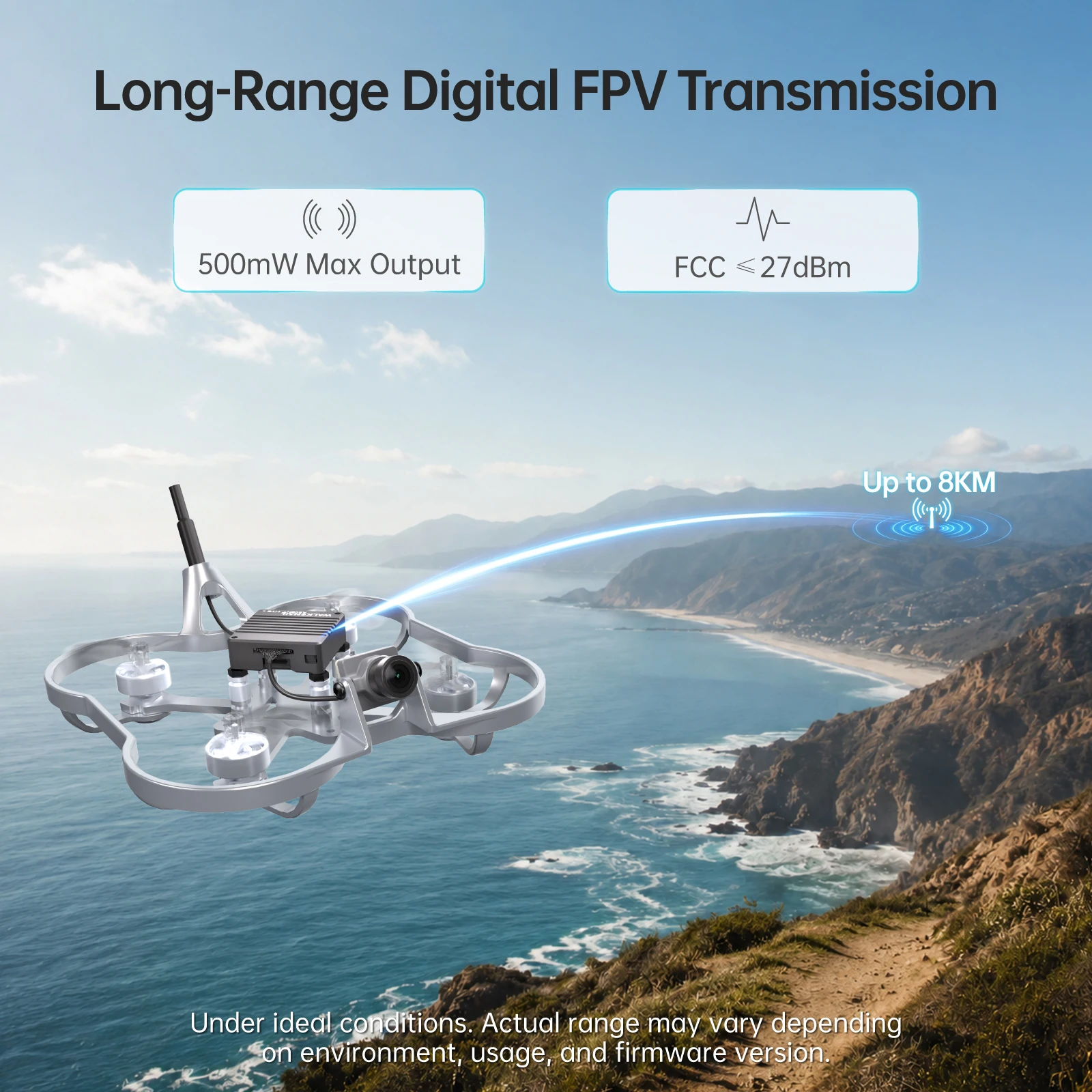 CADDXFPV Ascent Lite+ VTX 500mW 1080P/100FPS HD Digital Video FPV – Bild 3
