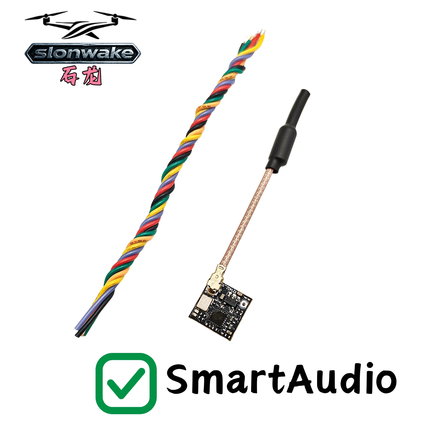 SLONWAKE 5.8GHz 48CH FPV Mini VTX 25mW Bild-Video-Sender 1S 25mW RC FPV Drohne Multicopter Quadcopter