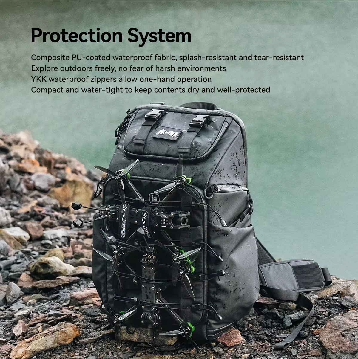 IFlight FPV-Drohnenrucksack V2, 540 x 380 x 220 mm, 35 Liter, großes – Bild 4