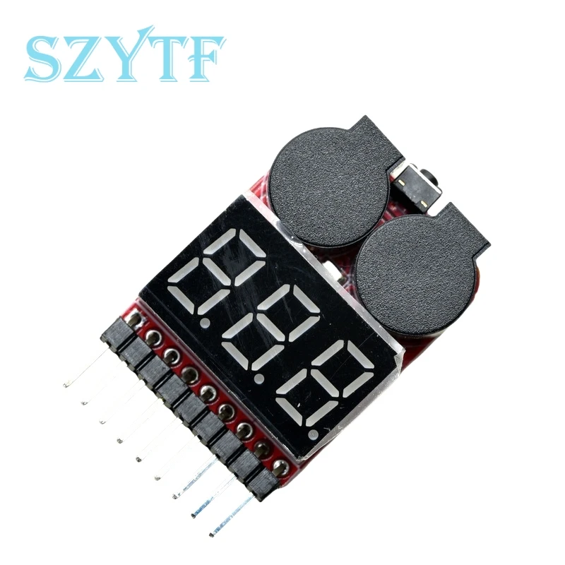 1-8S BBX1-8S 2IN1 Lipo Batterie Spannung Tester/Niederspannung Summer – Bild 6