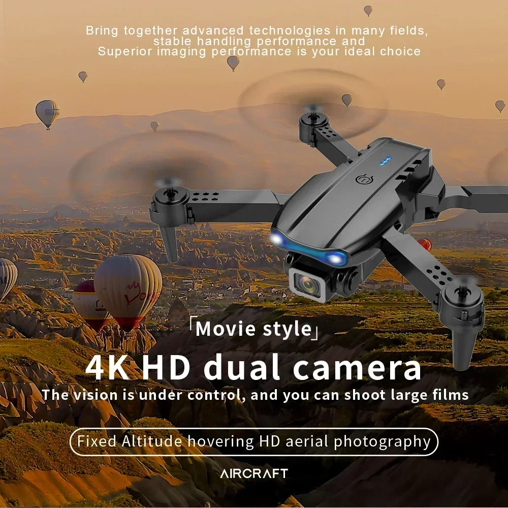 E99 K3 Pro HD 4K Drohne mit Dual-Kamera, Höhenhaltemodus, Faltbarer – Bild 5