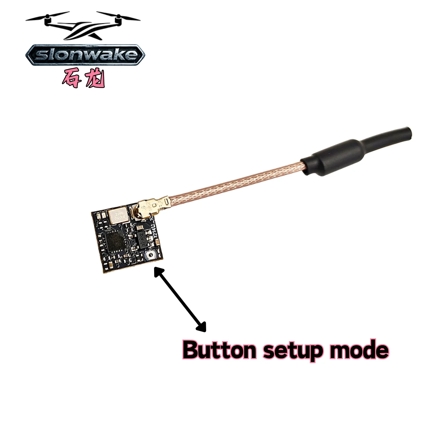 SLONWAKE 5.8GHz 48CH FPV Mini VTX 25mW Bild-Video-Sender 1S 25mW RC – Bild 6