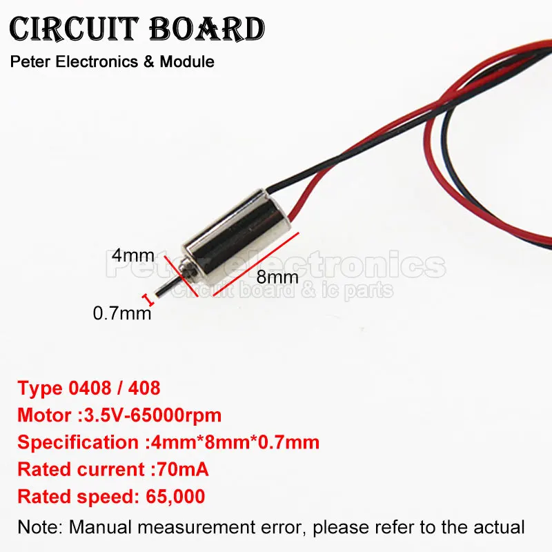 8520 DC 3 V-3,7 V Mini Coreless Motororr 0408 412 614 716 720 816 820 – Bild 3