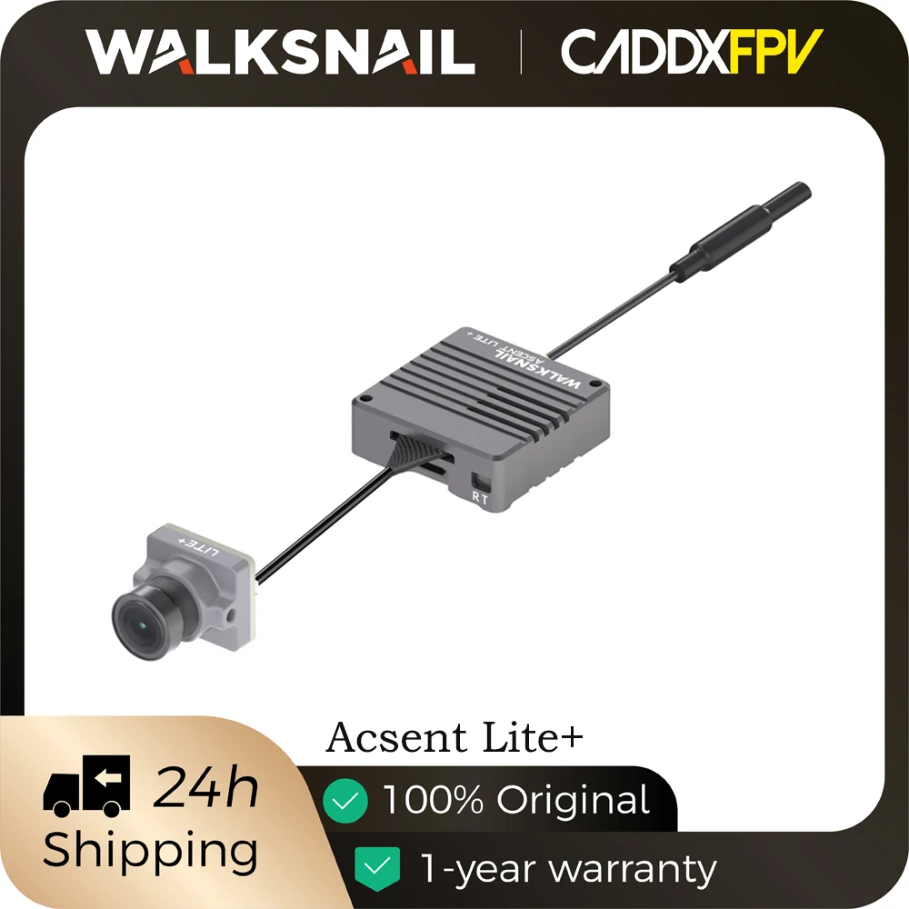 CADDXFPV Ascent Lite+ VTX 500mW 1080P/100FPS HD Digital Video FPV Sender mit Echtzeit-Audio