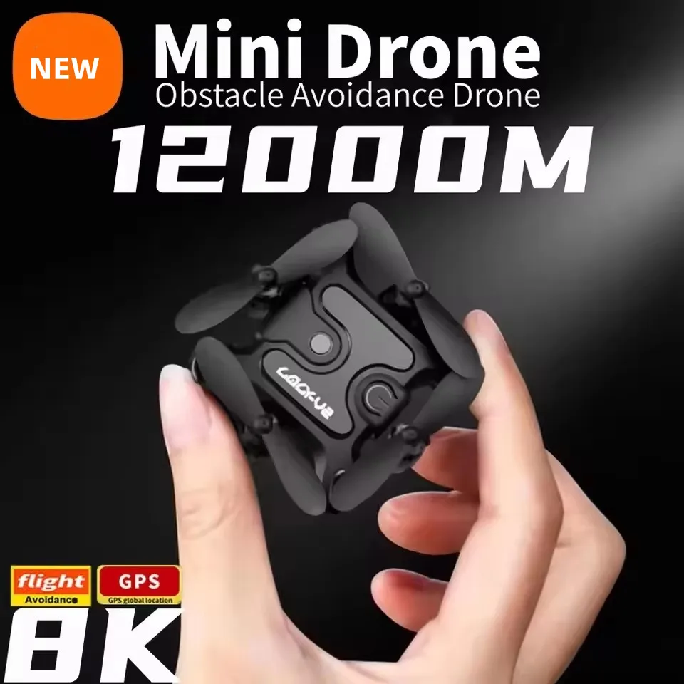 V2 Mini-Drohne mit -Kamera, FPV RC-Drohnen, Professioneller RTF Quadrocopter, Faltbar mit Fünfseitiger