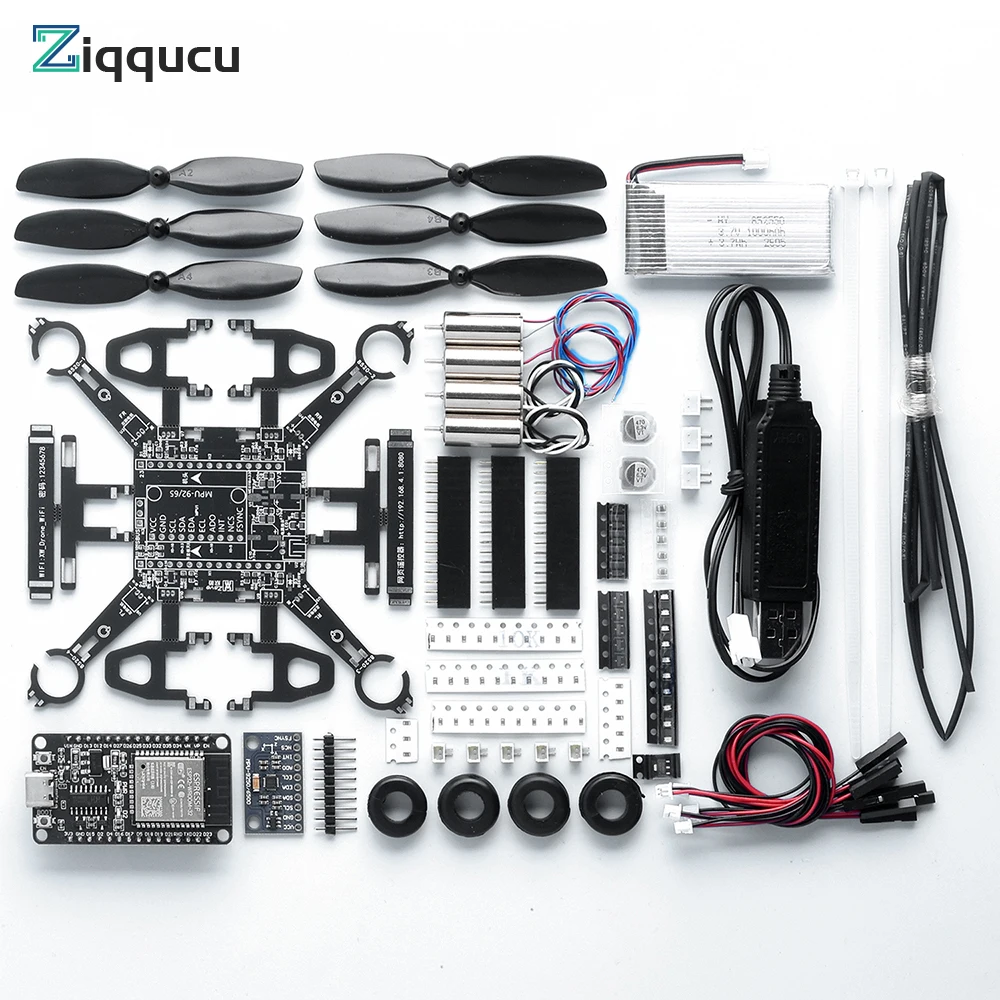 ESP32 DIY Mini-Drohnen-Kit Selbstbau-Quadcopter-Multirotor-Bausatz – Bild 6