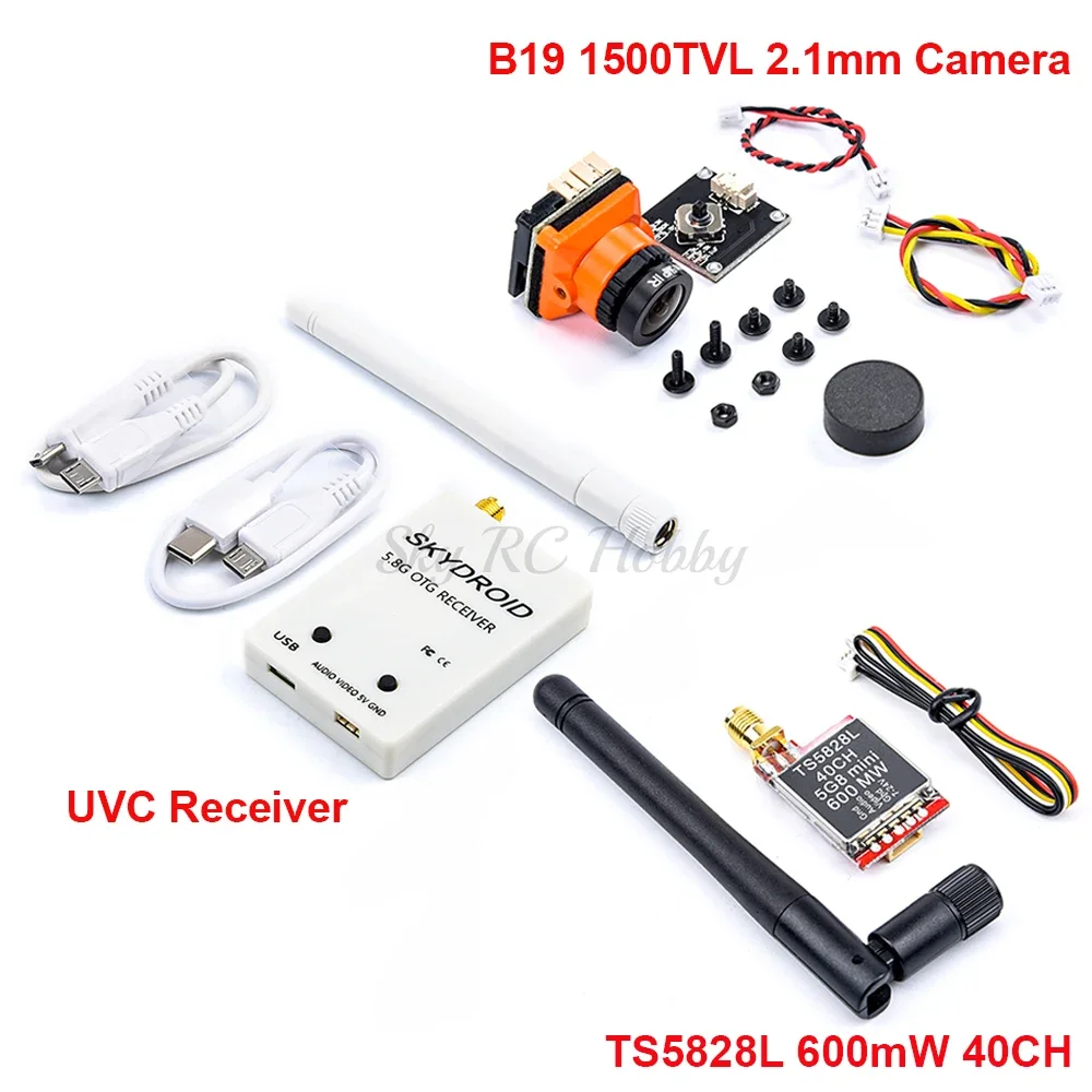 Fpv vtx 1,6 w/ts5828l 600mw sender 1200tvl b19 1500tvl mini kamera – Bild 4