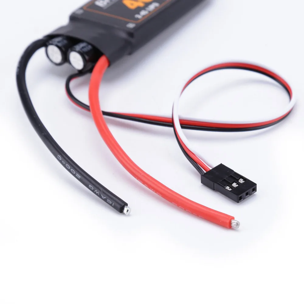 Bürstenloser 40A ESC-Geschwindigkeitsregler 2-4S mit 5V 3A UBEC für RC – Bild 6