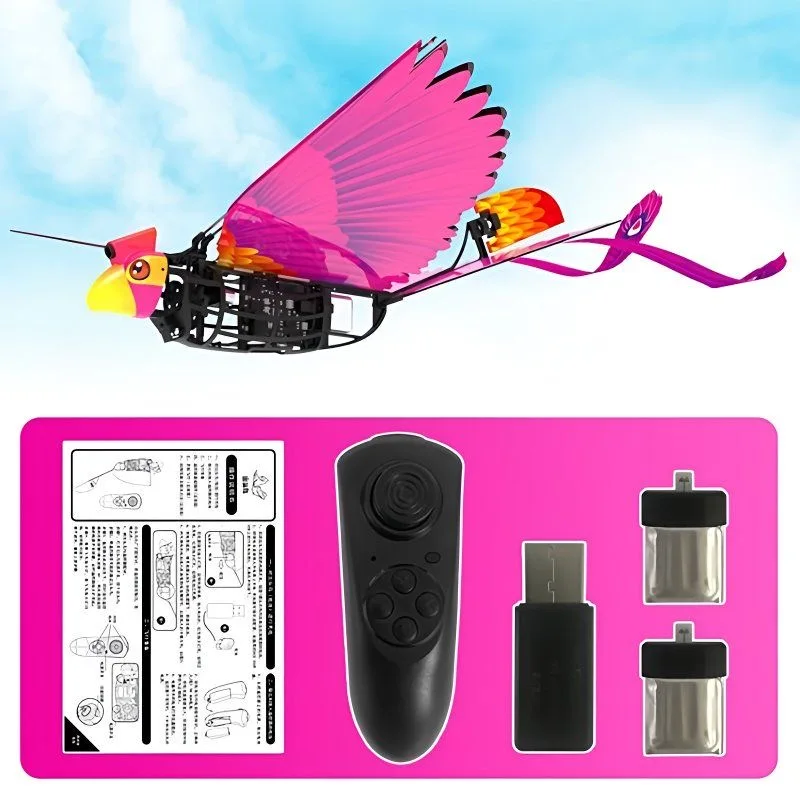 Go Bird Ferngesteuertes Flugspielzeug Mini RC Helikopter Drohne-Tech – Bild 3