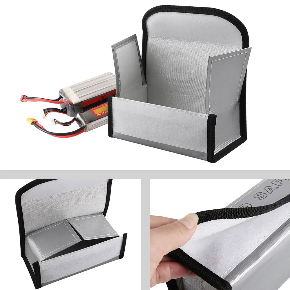 Lipo Batterie Sicherheits tasche 185x75x60mm Mini wasserdicht – Bild 5