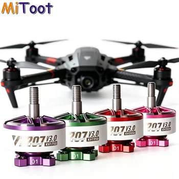 T-Motor Tmotor Velox V2207 2207 V3 KV1750 KV1950 KV2050 KV2550 5-Zoll Bürstenloser Motor für FPV (4 Stück)