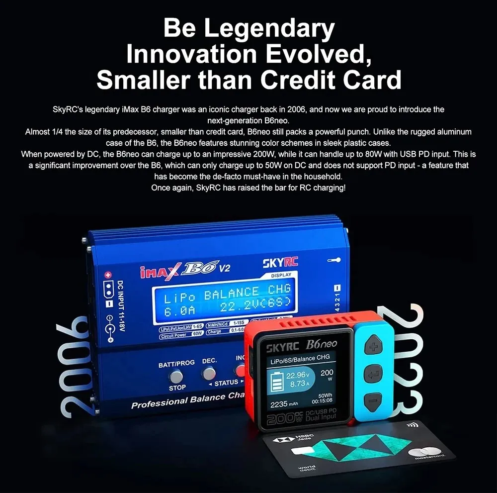 SKYRC1-6S Smart Balance Ladegerät Entladegerät 200W LiPo Li-Ionen-Akku – Bild 6