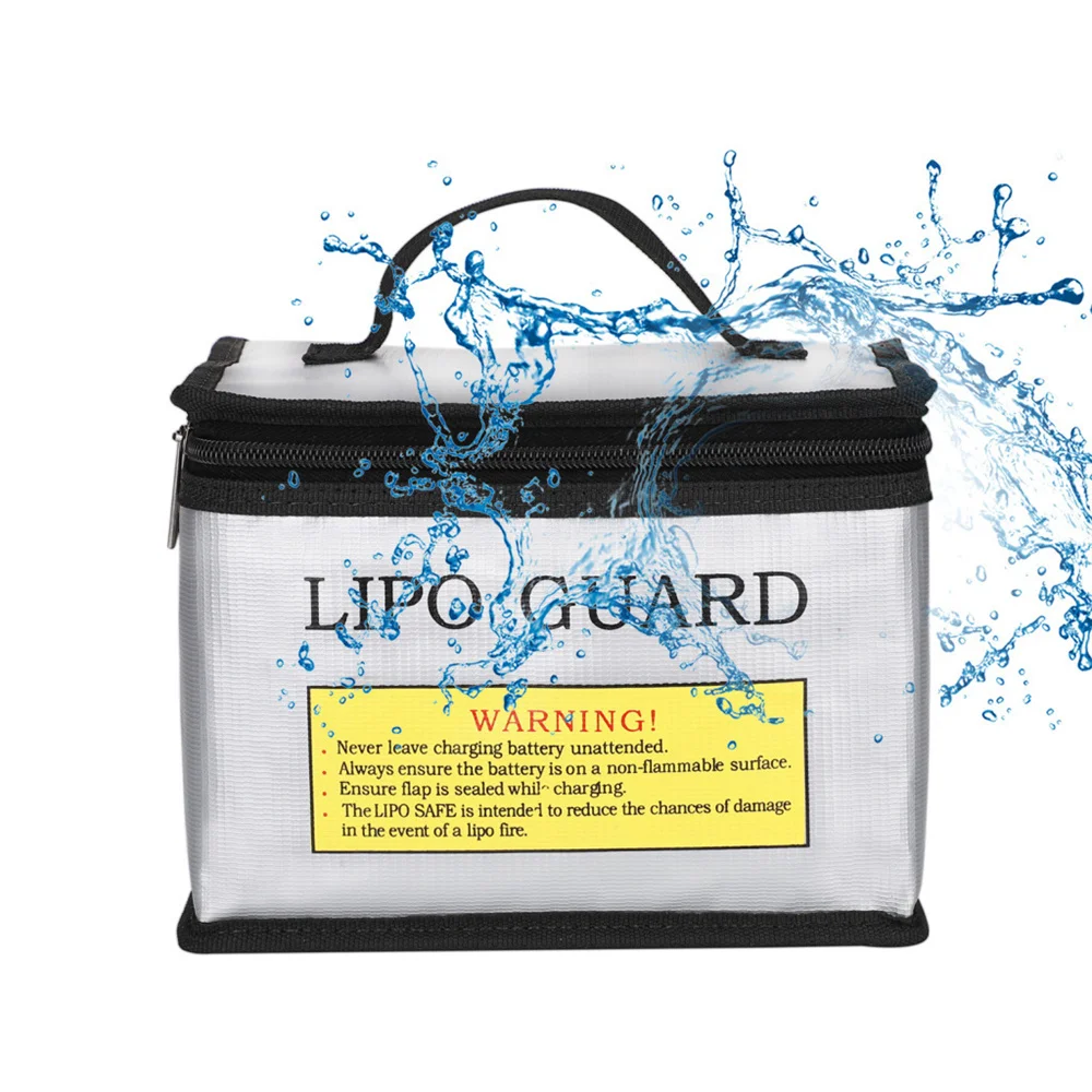 Lipo-Batterie-sichere Tasche, 215 x 145 x 165 mm, feuerfeste – Bild 5