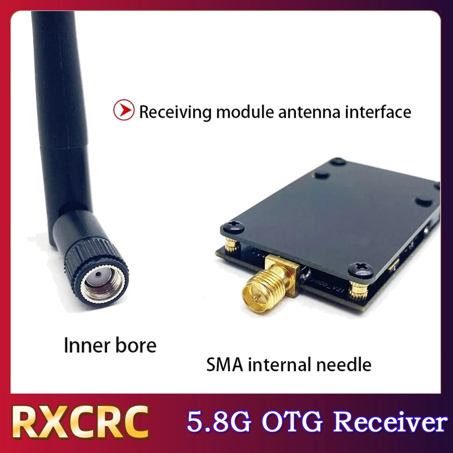 RXCRC FPV 56CH 5,8G 720*480 UVC-Empfänger OTG VR Android-Telefon – Bild 4