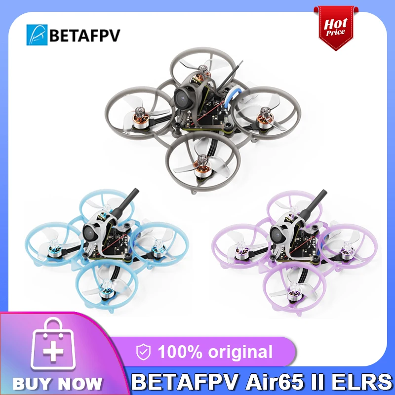 BETAFPV Air65 II Bürstenloser Whoop Quadcopter für Racing/Freestyle/Champion-Flüge, ELRS 2.4G 1S Matrix 5IN1
