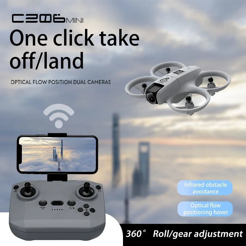 CZ06 Mini RC Quadcopter Drohne - 480P HD Dual-Kamera – Bild 6