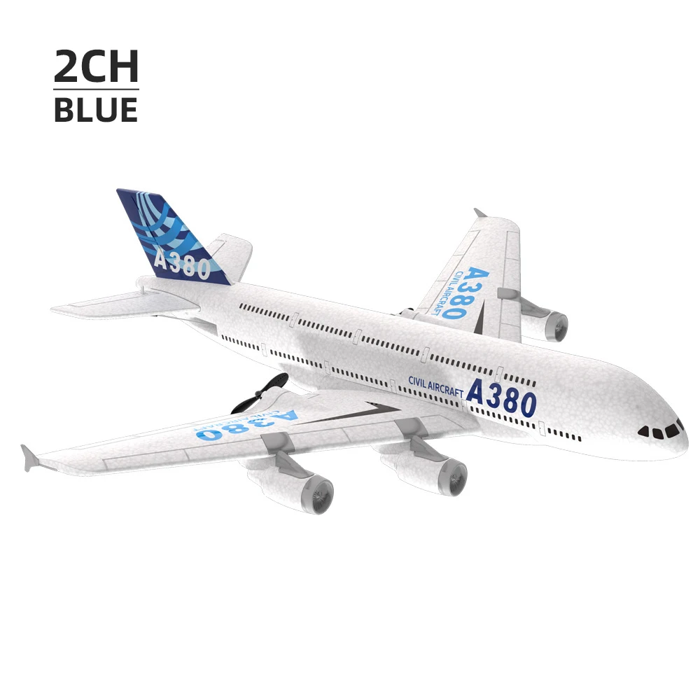 3Ch 2Ch A380 Rc Flugzeug Segelflugzeug Flugzeuge Fernbedienung Schaum Flugzeug Starrflügel Flugzeug 6 Gyroskop