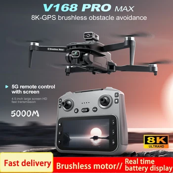 2025 V168 Pro MAX GPS-Drohne 8K Professionelle HD-Kamera 5G WIFI FPV 360 ° Hindernisvermeidung, bürstenloser