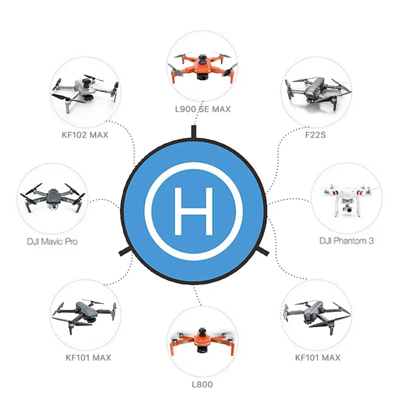 Drone Quadcopters Zubehör Universal 55 cm 75 cm Faltbare Landeplatz RC – Bild 3