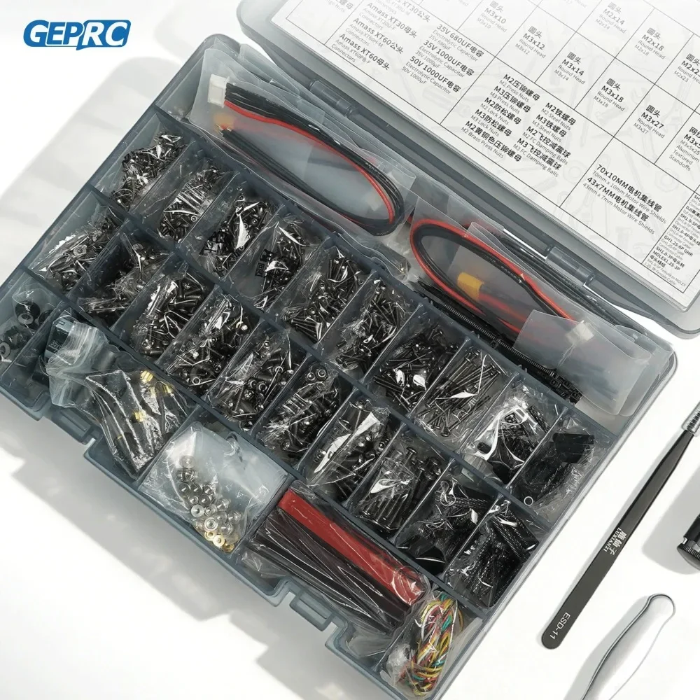 GEPRC FPV Hardware Pack Box Aufbewahrungskoffer für Flugzeugrahmen RC – Bild 3