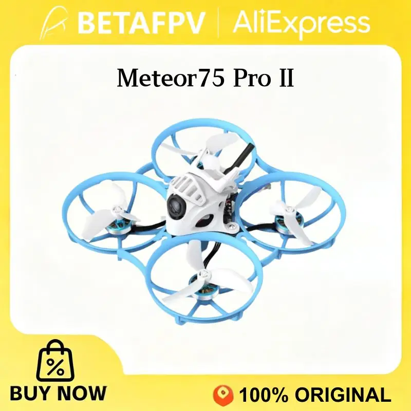 BETAFPV Meteor75 Pro II Bürstenloser Whoop Quadcopter FPV Tiny Drohne für Indoor Outdoor Racing Freestyle