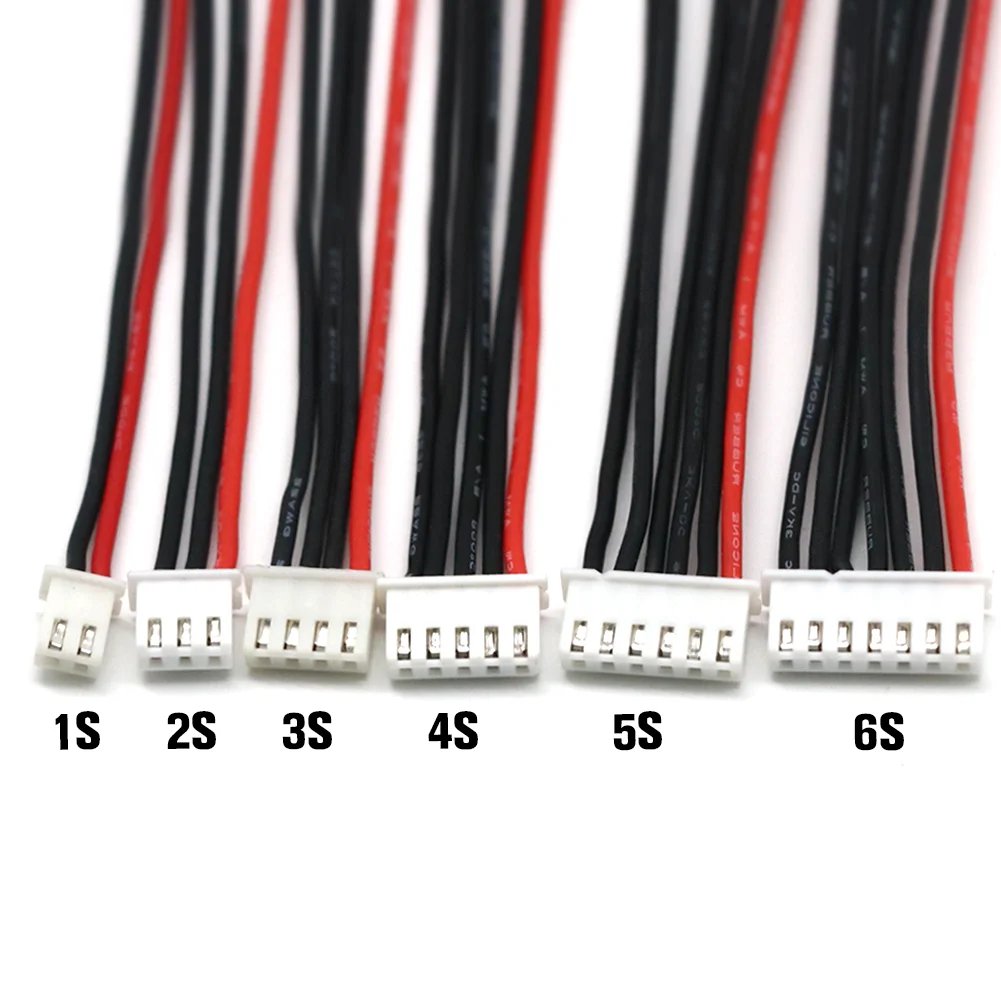 1S 2S 3S 4S 5S 6S Lipo Batterie Balance Ladegerät Kabel IMAX (5 Stück) – Bild 5