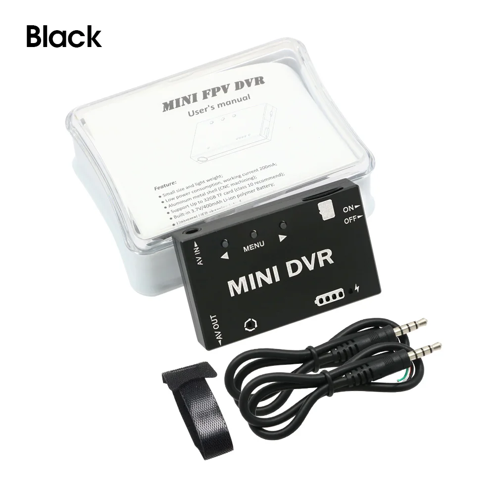 FPV-Recorder Mini FPV DVR-Modul NTSC/PAL umschaltbar Eingebauter Akku Video Audio FPV-Recorder für RC-Modelle