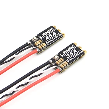 LANRC 35A 45A BLHeli_S ESC 2-6S Lipo Bürstenlosen Elektronische Gouverneur mit LED Licht Unterstützung