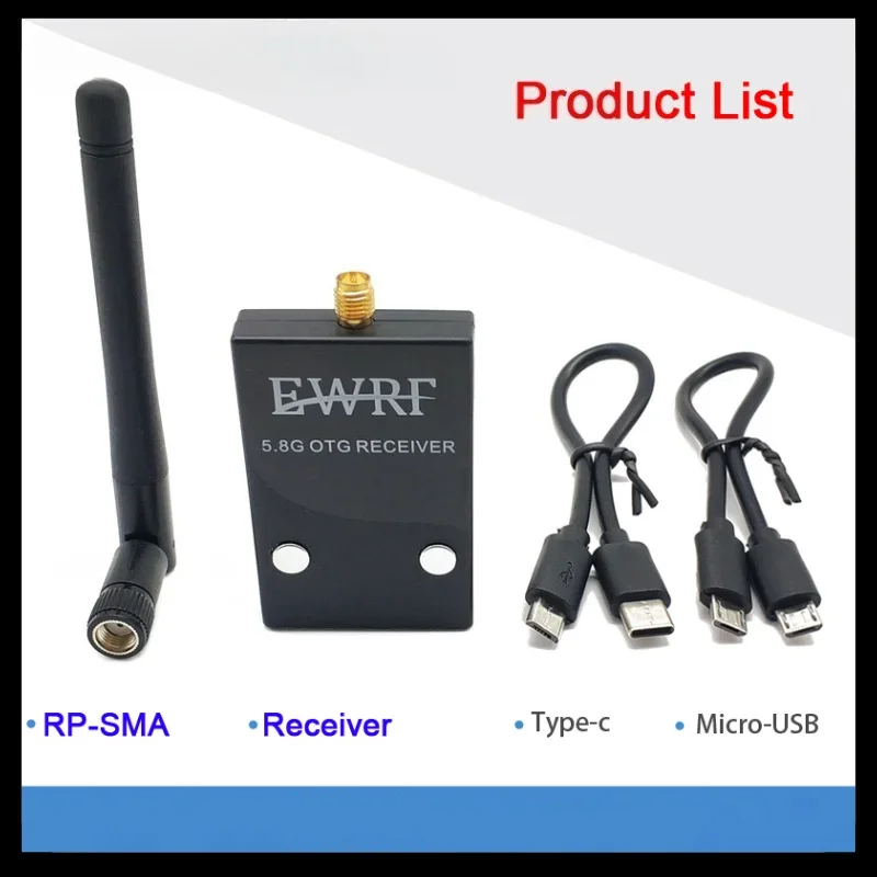 Video-Empfänger für Android 5.8G FPV-EWRF 56CH UVC mit 720*480 – Bild 4