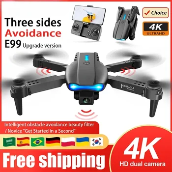 E99 Folding Drone Quadcopter Fernbedienung Griff Vier Achsen Flugzeug HD 4K Fotografie UAV Höhe Fixierung