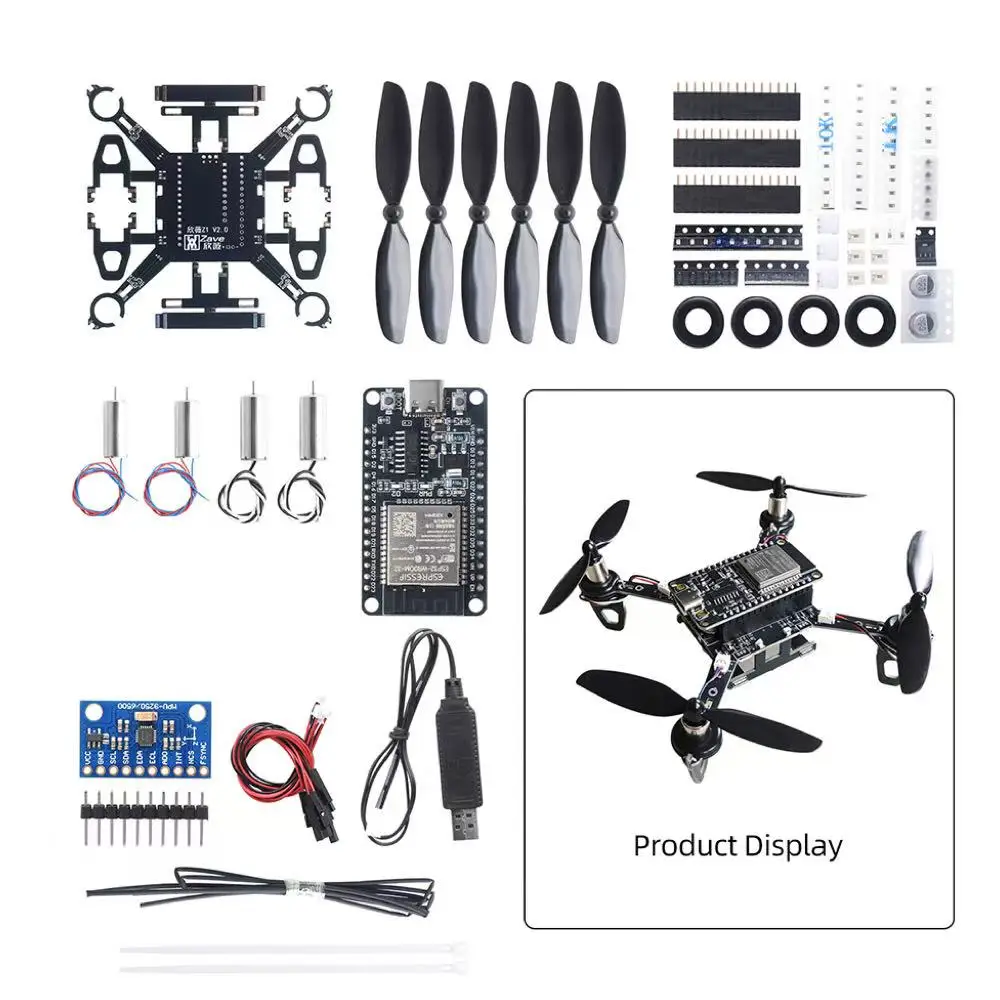 ESP32 Mini-Drohnen-Bausatz, Quadcopter, geeignet für Wettbewerbe – Bild 5