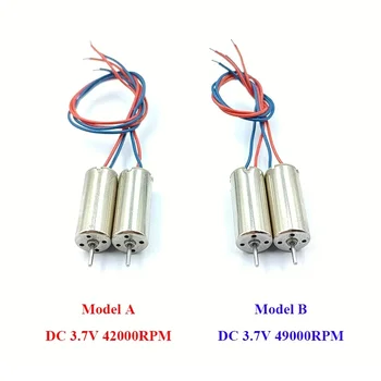0716 Mini 7mm * 16mm Kernlosen Motor DC 3,7 V 42000RPM/49000RPM High Speed Micro Hohl Tasse Motor (2 Stück)