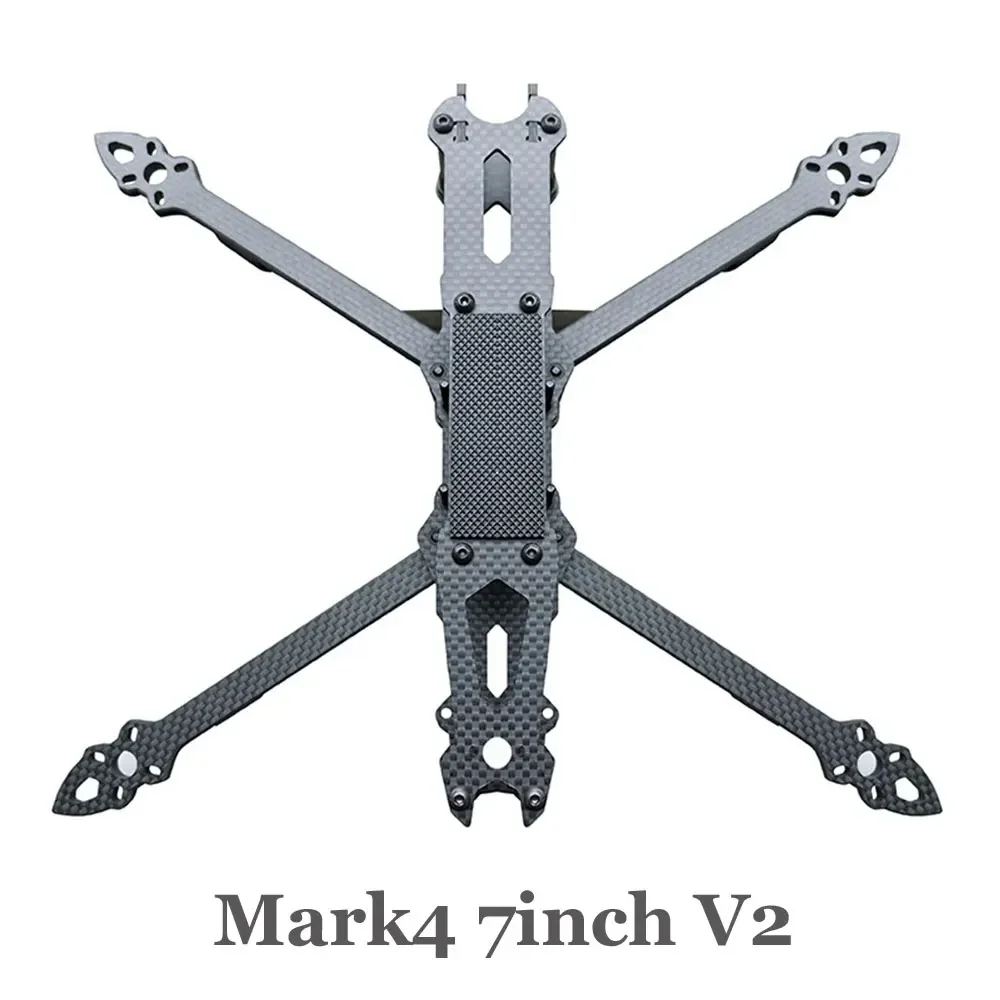 Mark4 V2 Mark 4 7 Zoll 295 mm Armstärke 6 mm 3K Vollcarbonrahmen für 7 Zoll FPV Racing Quadcopter Freestyle
