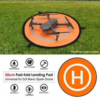 Drone Quadcopters Zubehör Universal 55 cm Faltbare Landeplatz RC Eders Matte Quadcopter Parkplatz Schürze Pad