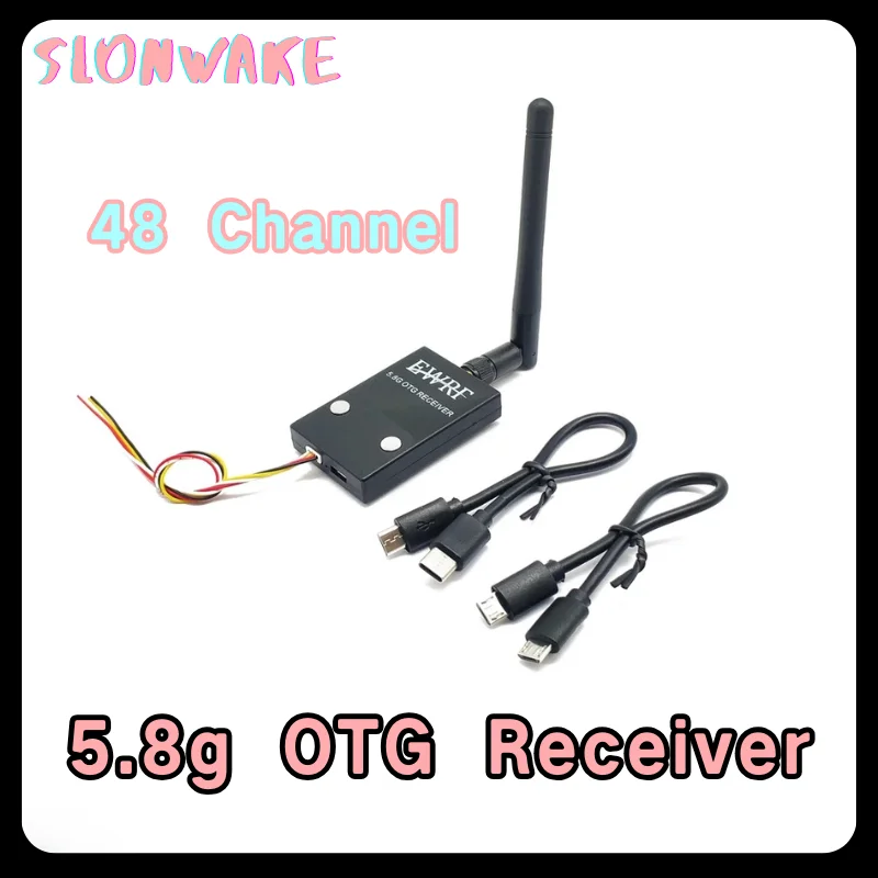 Video-Empfänger für Android 5.8G FPV-EWRF 56CH UVC mit 720*480 Ausgang, OTG-Downlink für Telefon/VR/Monitor