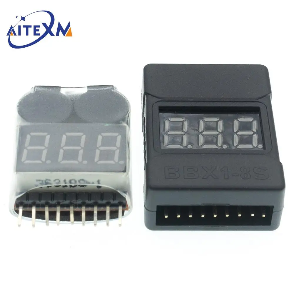 1-8S BBX1-8S 2IN1 Lipo Batterie Spannung Tester Niederspannung Summer – Bild 4