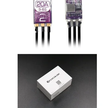 FLYCOLOR Francy 2 Brushless ESC 20A 30A 40A 50A BLHELI-32 BL32 3-6S Speed Controller 5V/3A 12V/2A For RC Plane