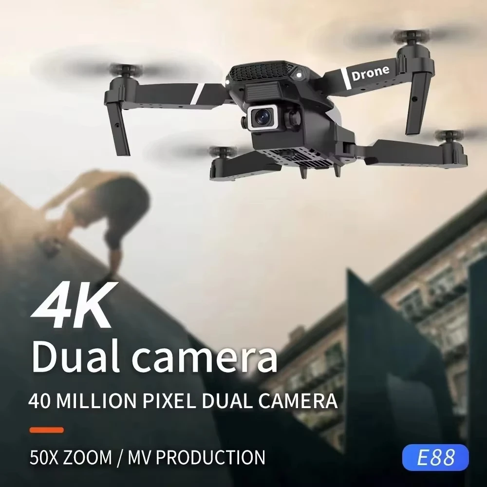 E88 Drohne Kamera Luftbildfotografie 5G WIFI FPV Faltbare – Bild 6