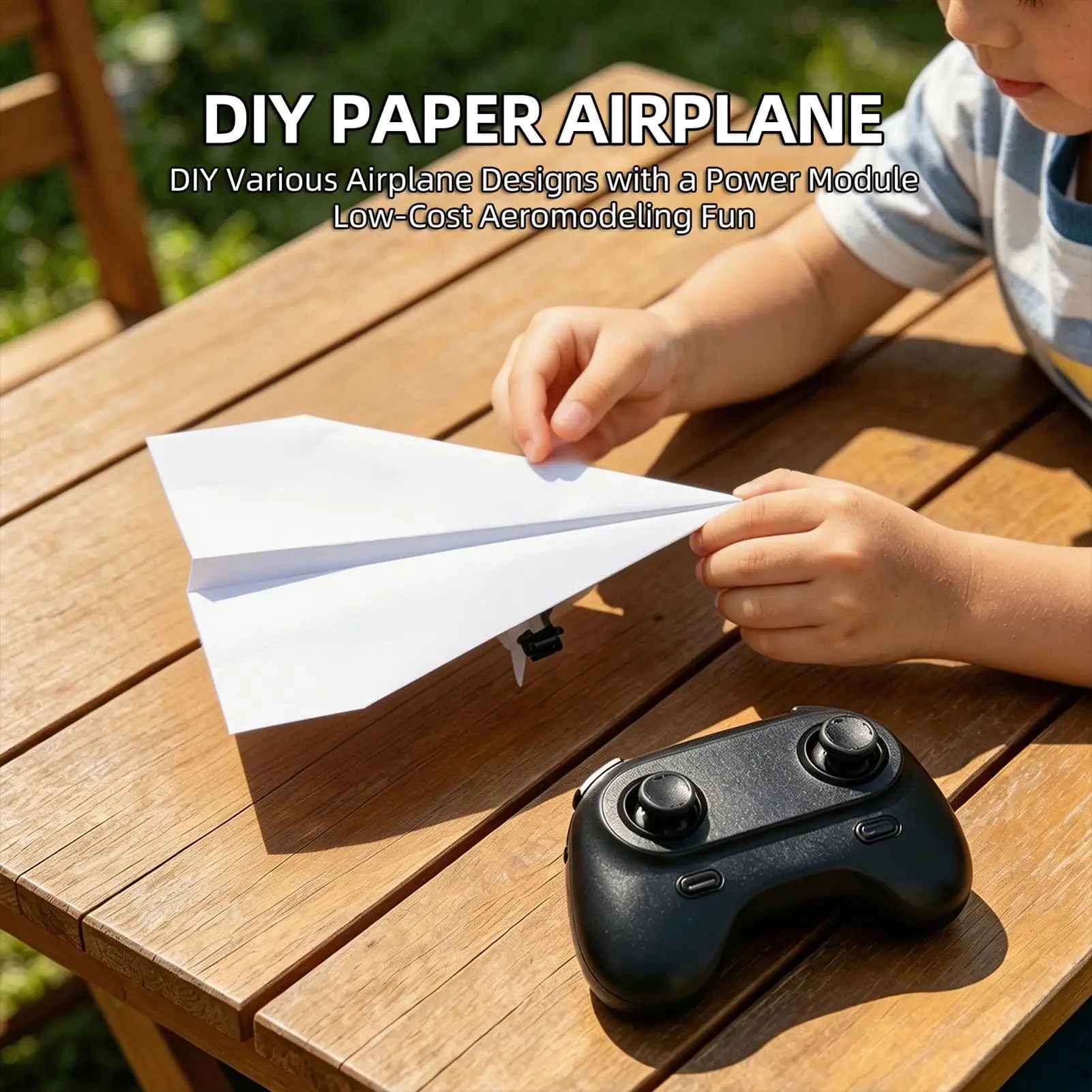 RC Papierflugzeug-Motorkit Elektrisches Flugzeugspielzeug Elektrisches – Bild 4